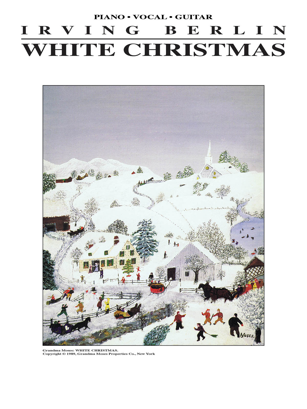 White Christmas - Piano/Vocal/Guitar - noty pro zpěv, klavír s akordy pro kytaru