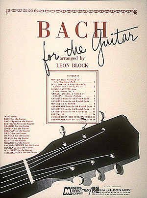 Bach for Guitar - Guitar Solo - noty na kytaru
