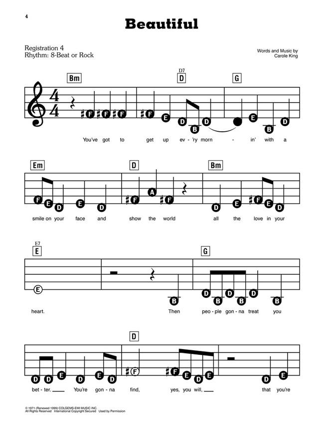 Carole King - E-Z Play Today Volume 133 - noty pro začátečníky