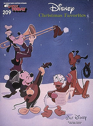 Disney Christmas Favorites  - E-Z Play Today Volume 209 - písně pro začátečníky