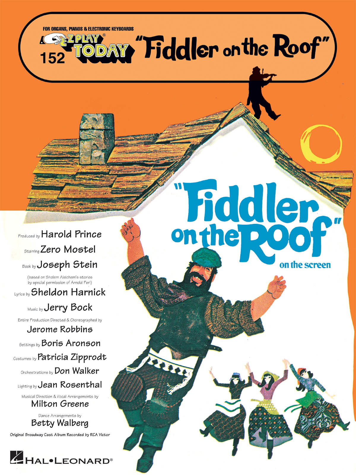 Fiddler on the Roof - E-Z Play Today Volume 152 - písně pro začátečníky