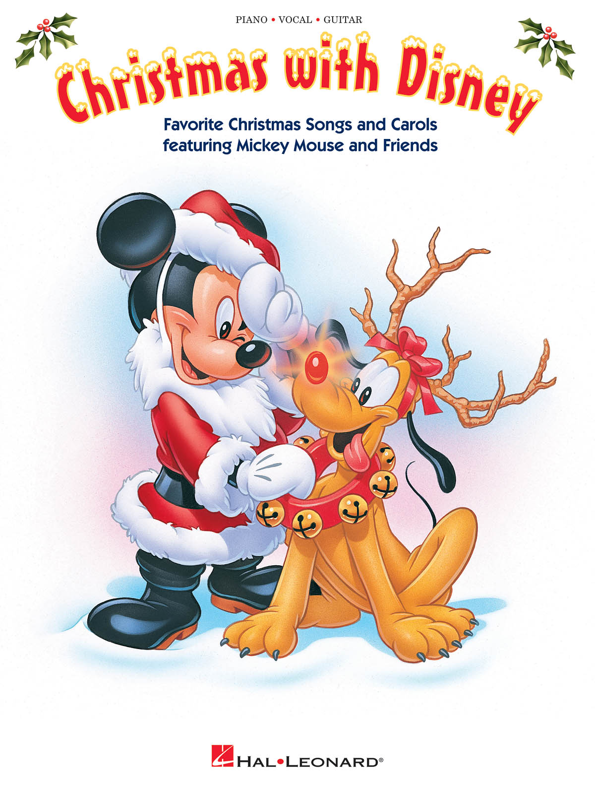 Christmas with Disney - Favorite Christmas Songs and Carols Featuring Mickey Mouse and Friends - noty pro zpěv, klavír s akordy pro kytaru