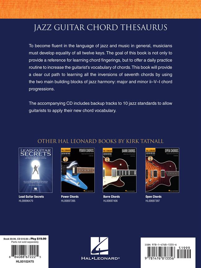 Jazz Guitar Chord Thesaurus - noty pro kytaristky