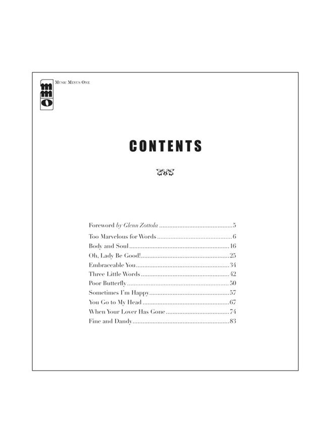 Too Marvelous for Words, Vol. 1 - Standards for Tenor Sax - noty na tenor saxofon