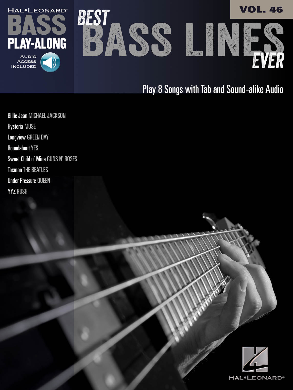 Best Bass Lines Ever - Bass Play-Along Volume 46 - noty na basovou kytaru