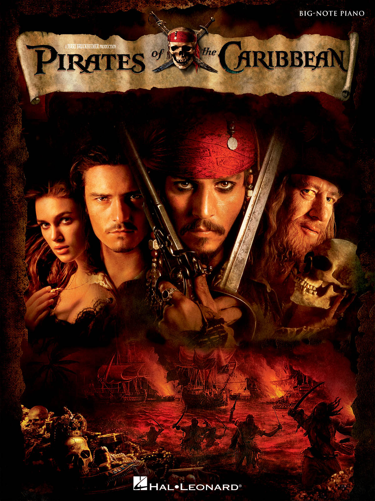 Pirates Of The Caribbean - Big Note Songbook  - Piráti z Karibiku pro začátečníky hry na klavír