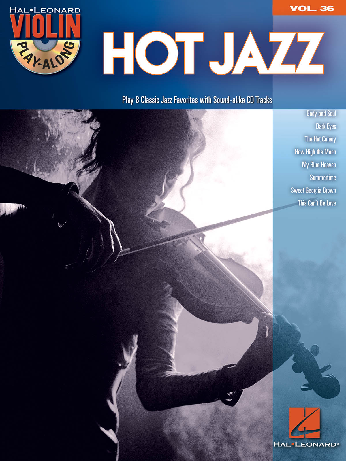Hot Jazz - Violin Play-Along Volume 36 noty pro sólové housle