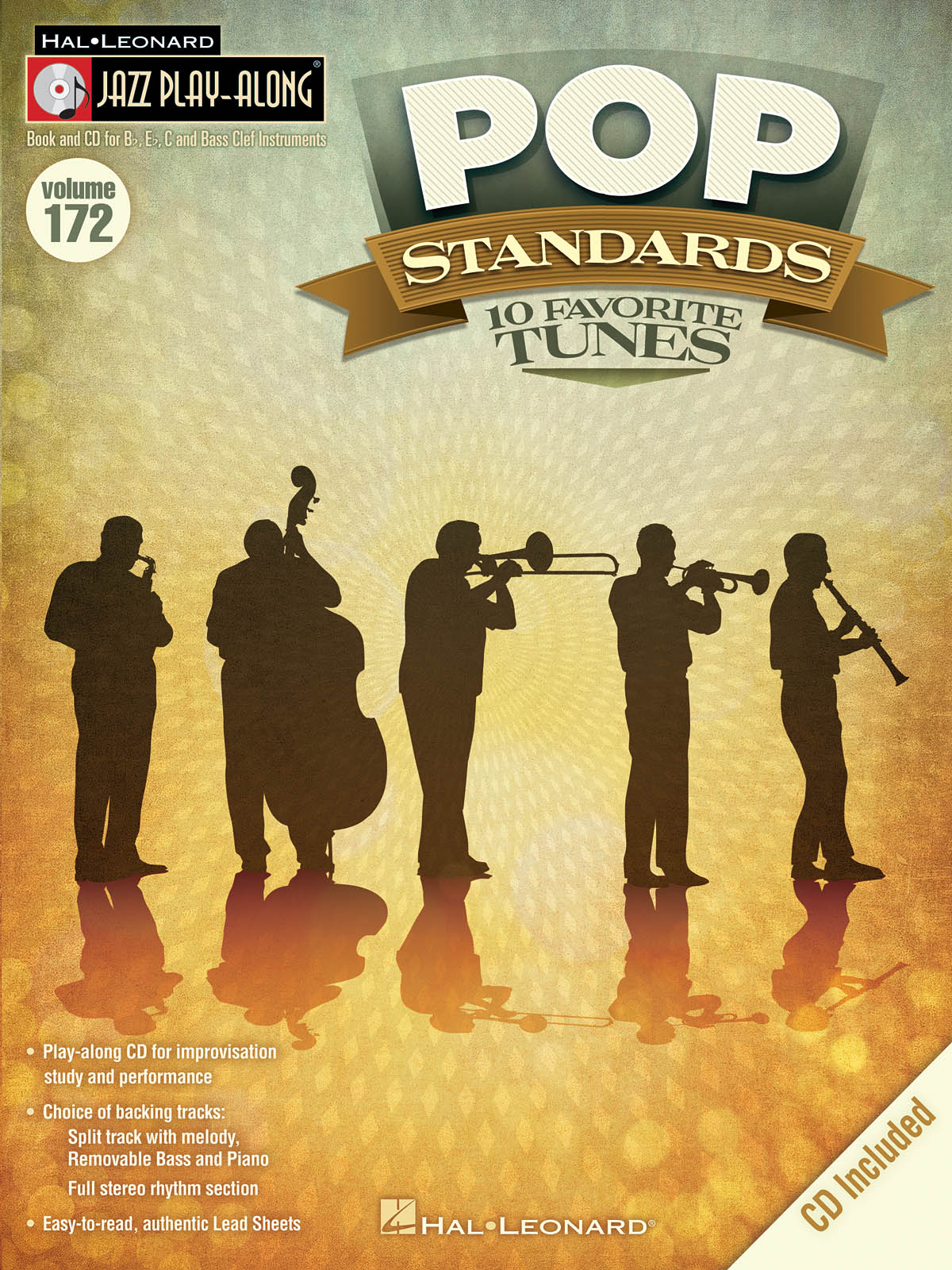 Pop Standards - Jazz Play-Along Volume 172 - noty pro nástroje v ladění C