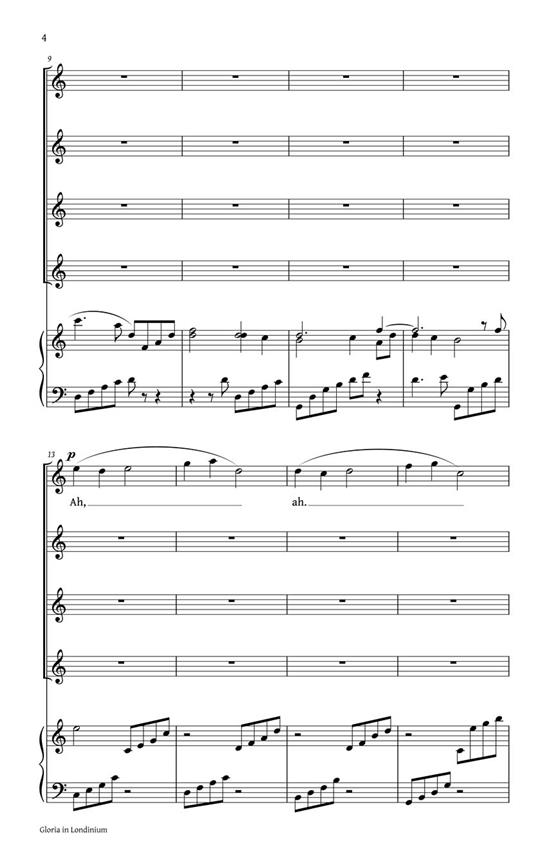 Gloria In Londinium - pro sbor 3-Part