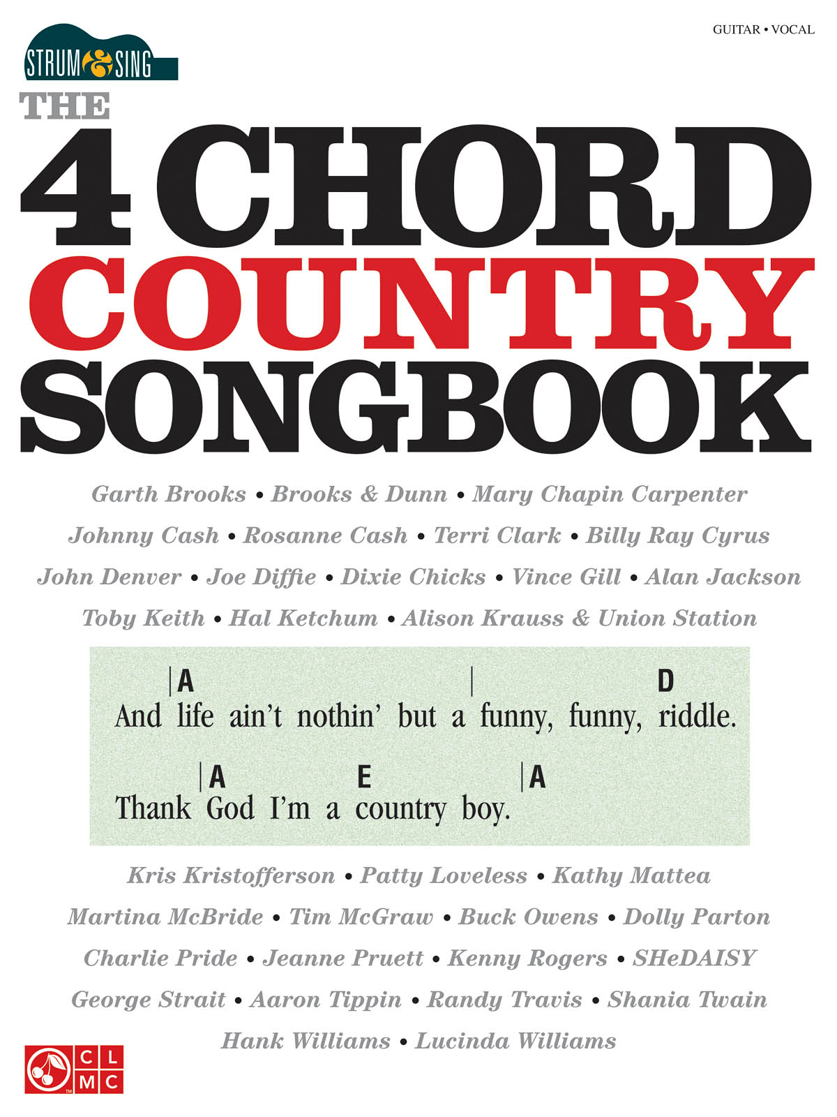4 Chord Country Songbook: Strum & Sing - pro kytaru