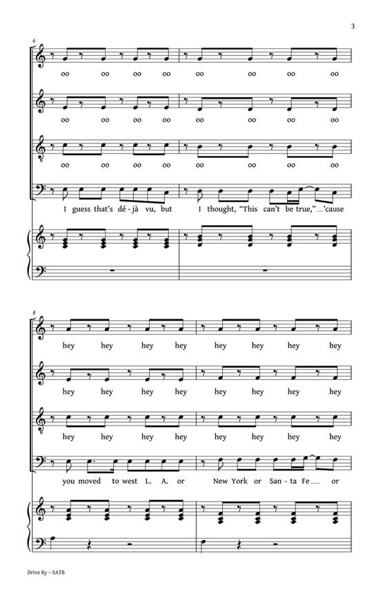 Drive By - pro sbor SATB