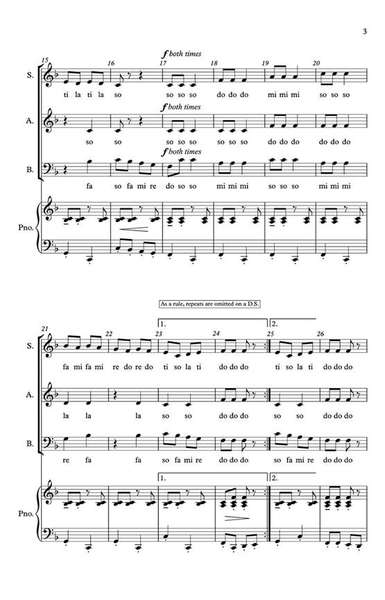 Galop - from Solfege Suite - pro sbor SAB