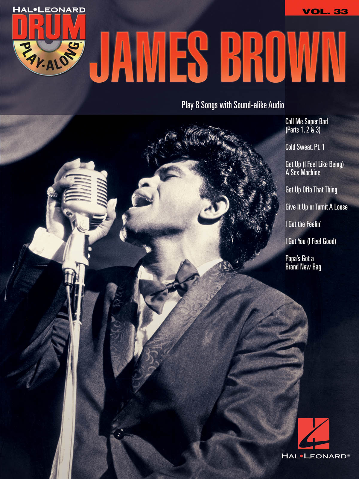 James Brown - Drum Play-Along Volume 33 - noty na bicí