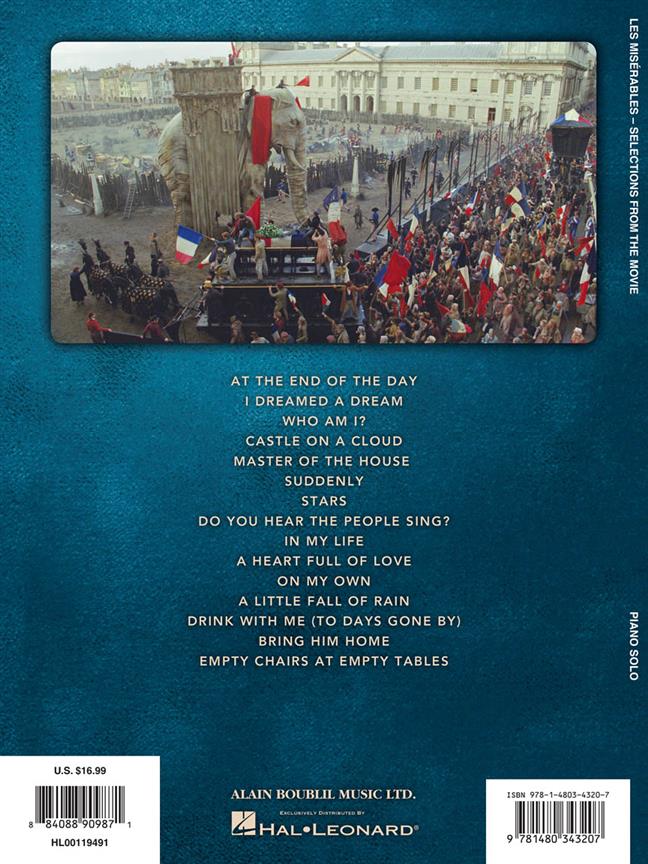 Les Misérables - pro klavír
