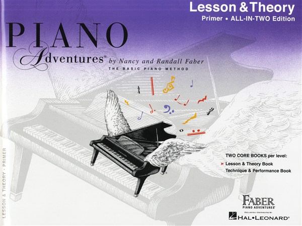Piano Adventures All In Two Primer Level - Lesson & Theory