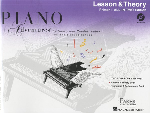 Piano Adventures All In Two Primer Level - Lesson & Theory