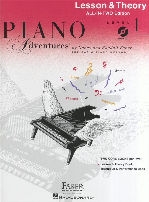 Piano Adventures All In Two Level 1 - Lesson & Theory