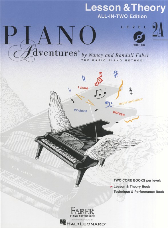 Piano Adventures All In Two Level 2A - Lesson & Theory
