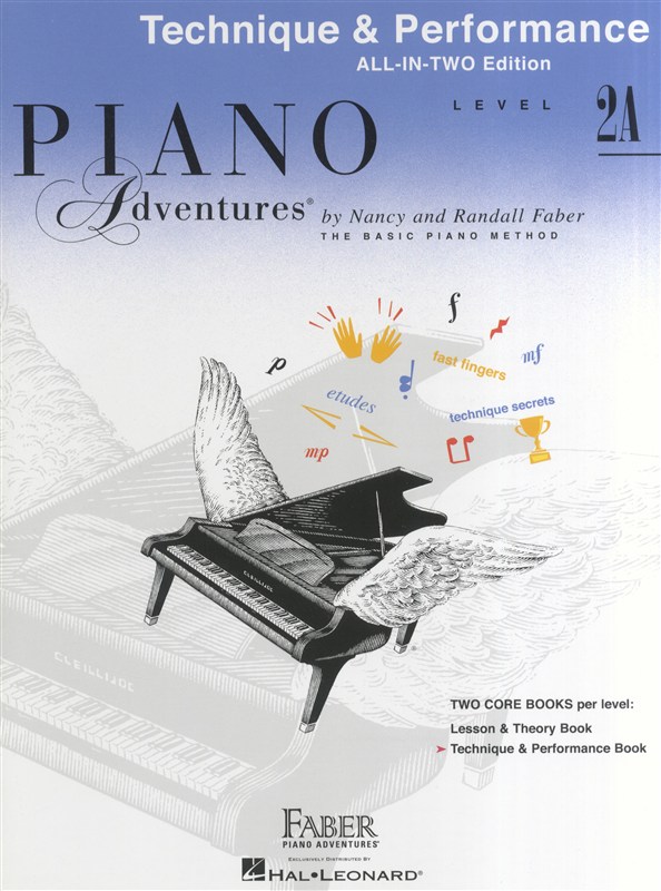 Piano Adventures All In Two Level 2A - Technique & Performance