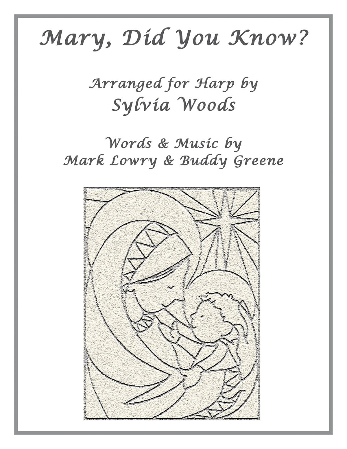 Mary, Did You Know? - Arranged for Harp - noty pro harfu