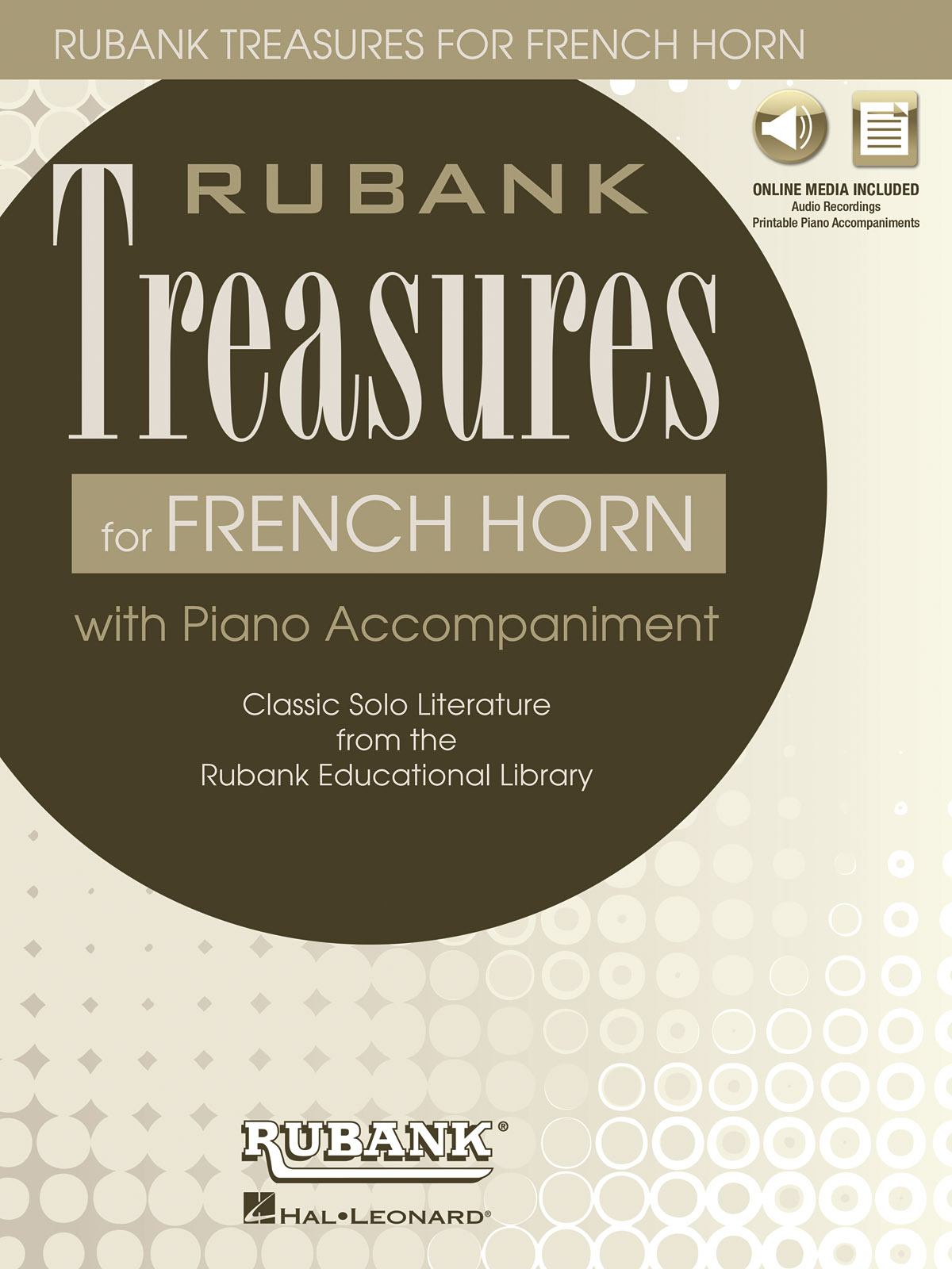 Rubank Treasures pro lesní roh - Book with Online Audio (stream or download)