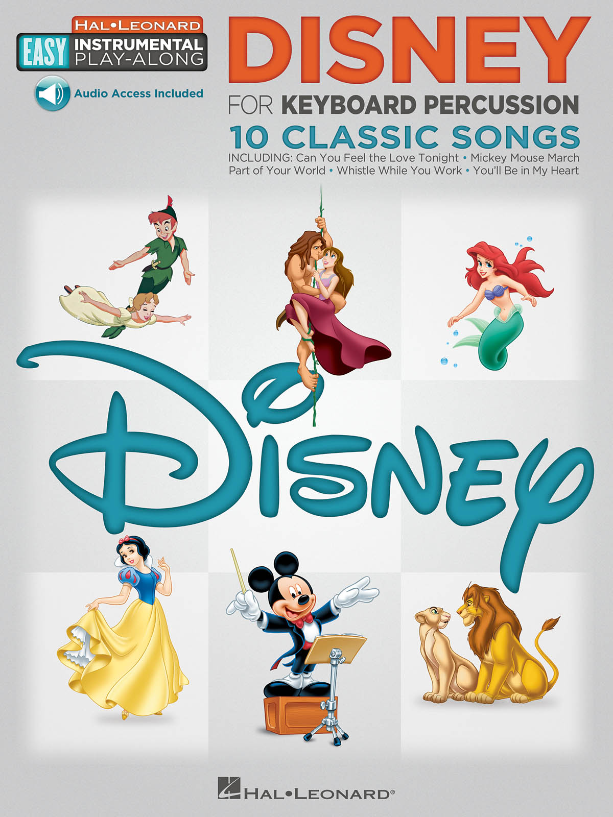 Disney - Keyboard Percussion - Book with Online Audio Tracks - noty pro keyboard a bicí