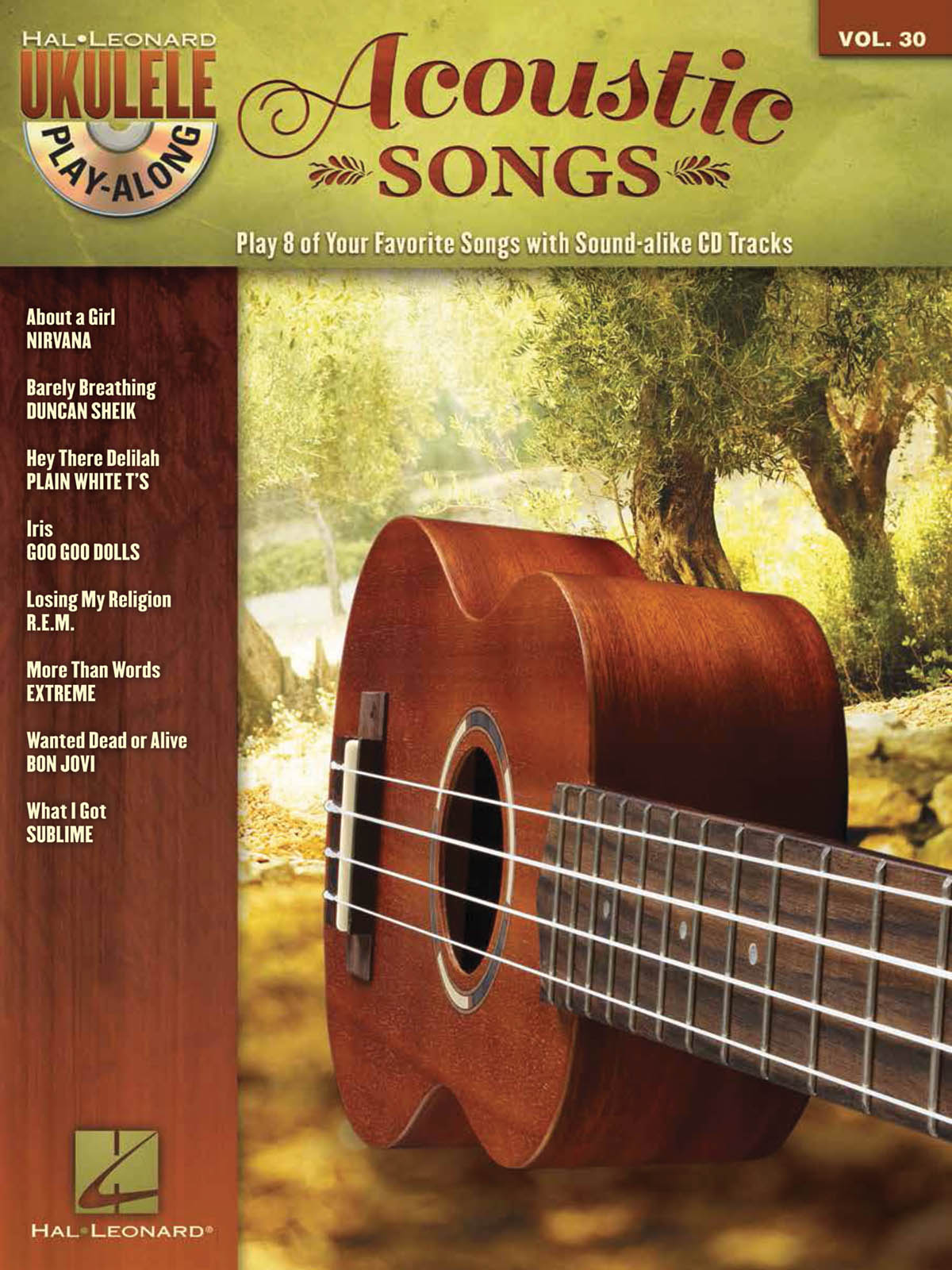 Acoustic Songs - Ukulele Play-Along Volume 30 - noty pro ukulele