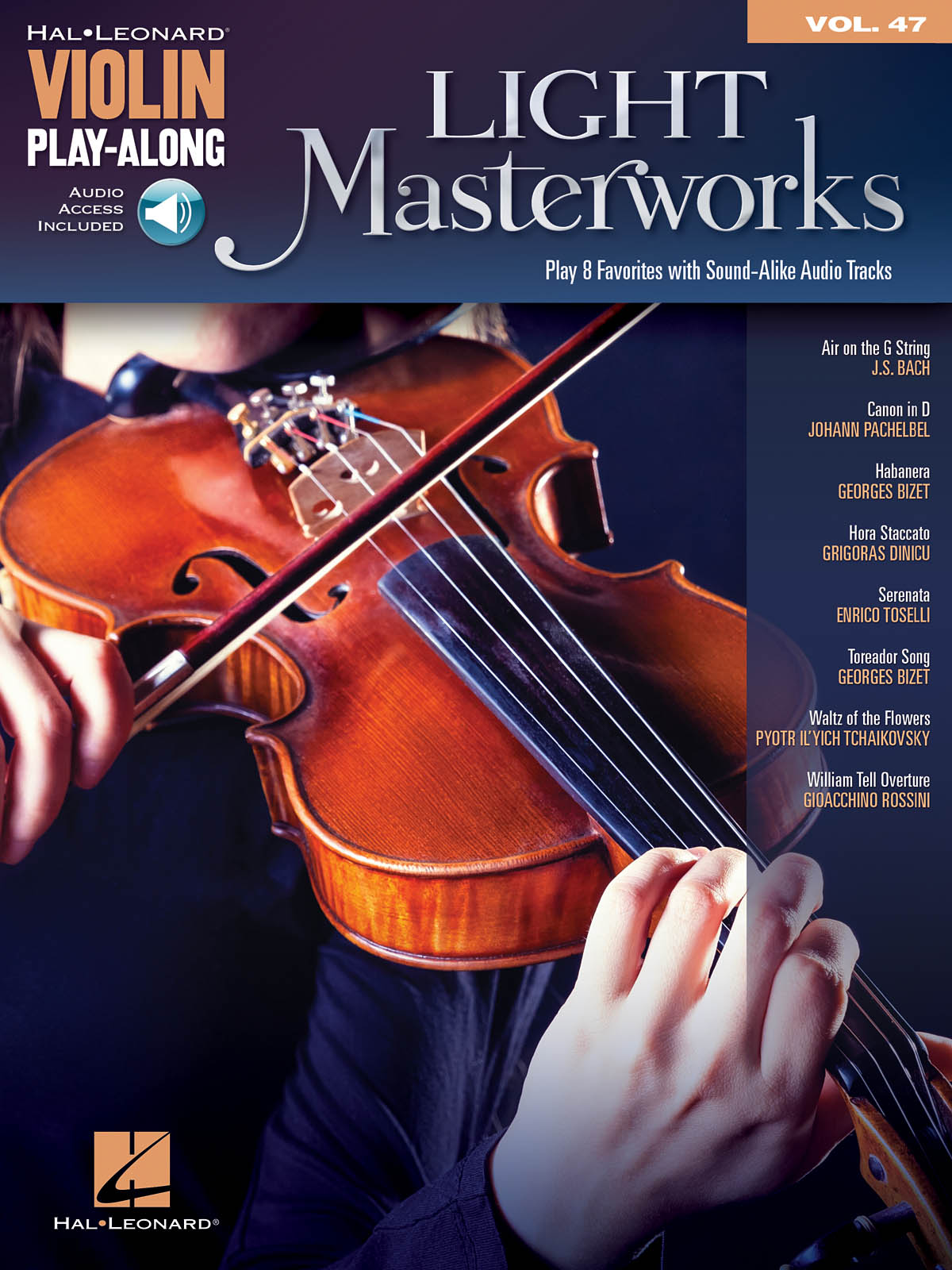 Light Masterworks - Violin Play-Along Volume 47 - noty pro housle