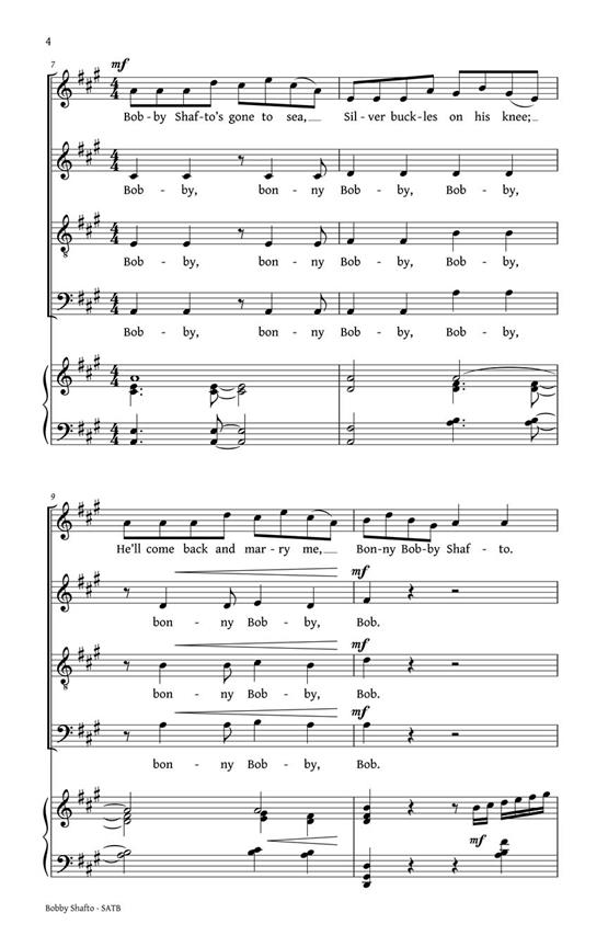 Bobby Shafto - pro sbor SATB