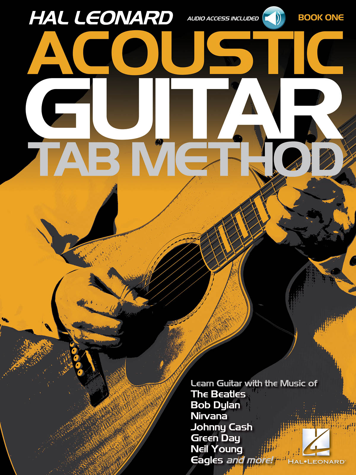 Hal Leonard Acoustic Guitar Tab Method - Book 1 - Book with Online Audio - noty na kytaru