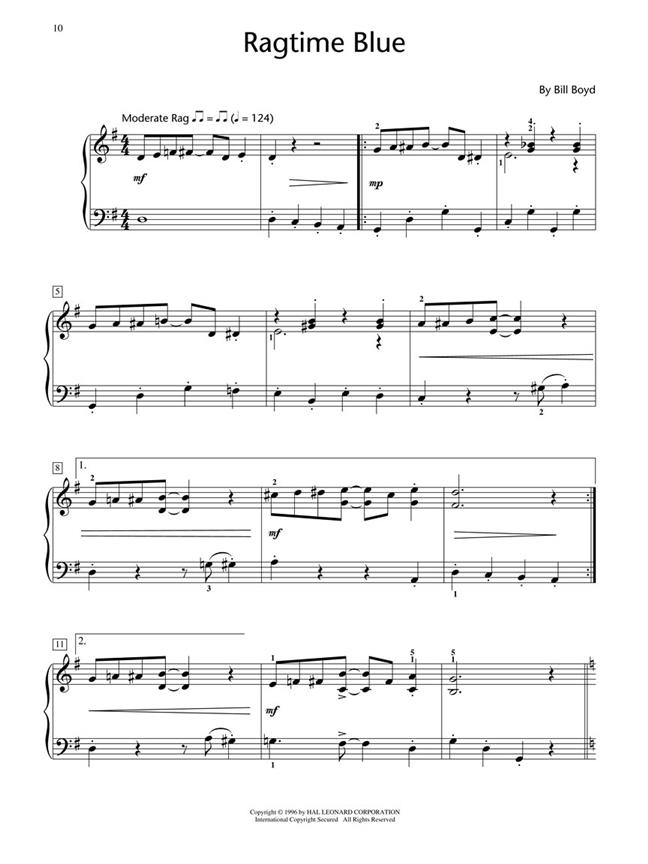 Piano Recital Showcase: Ragtime! - 8 Original Rags for Solo Piano - pro klavír