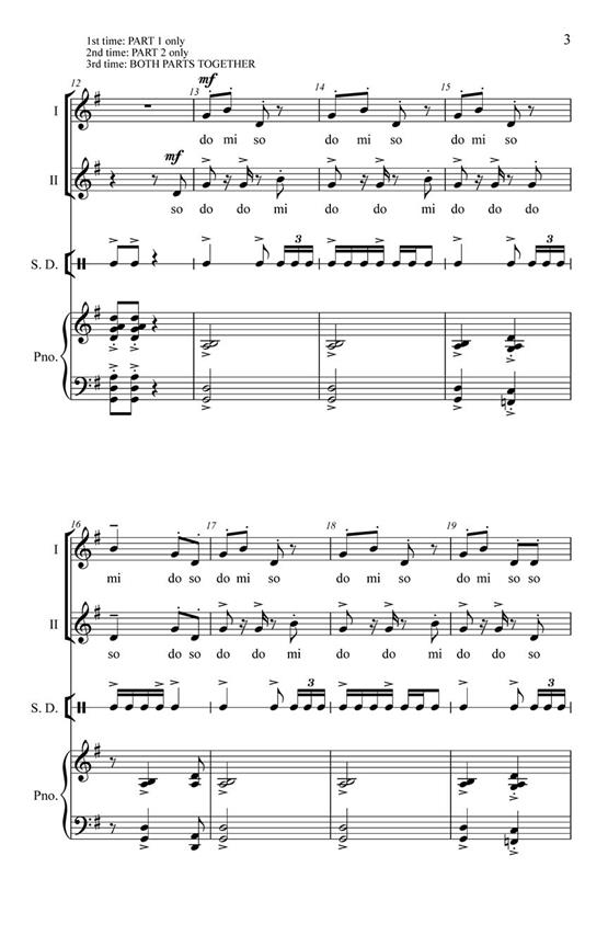 Reveille (From Solfege Suite 4-The Military Suite) - pro sbor 3-Part