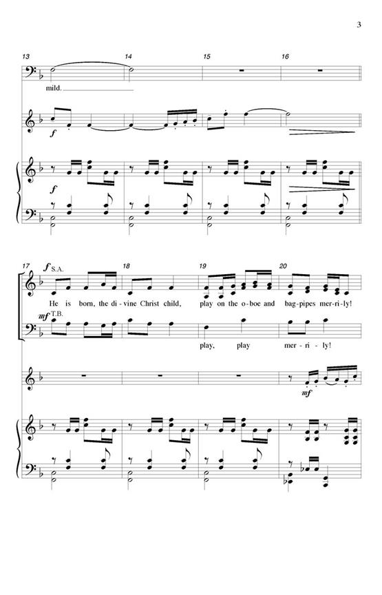 He Is Born - pro sbor SATB
