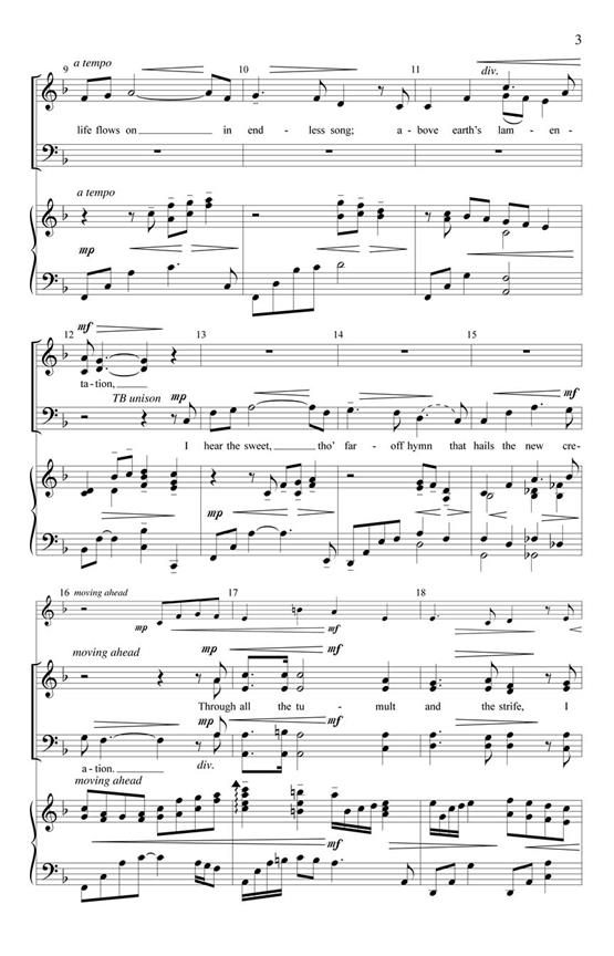 How Can I Keep From Singing - pro sbor SATB