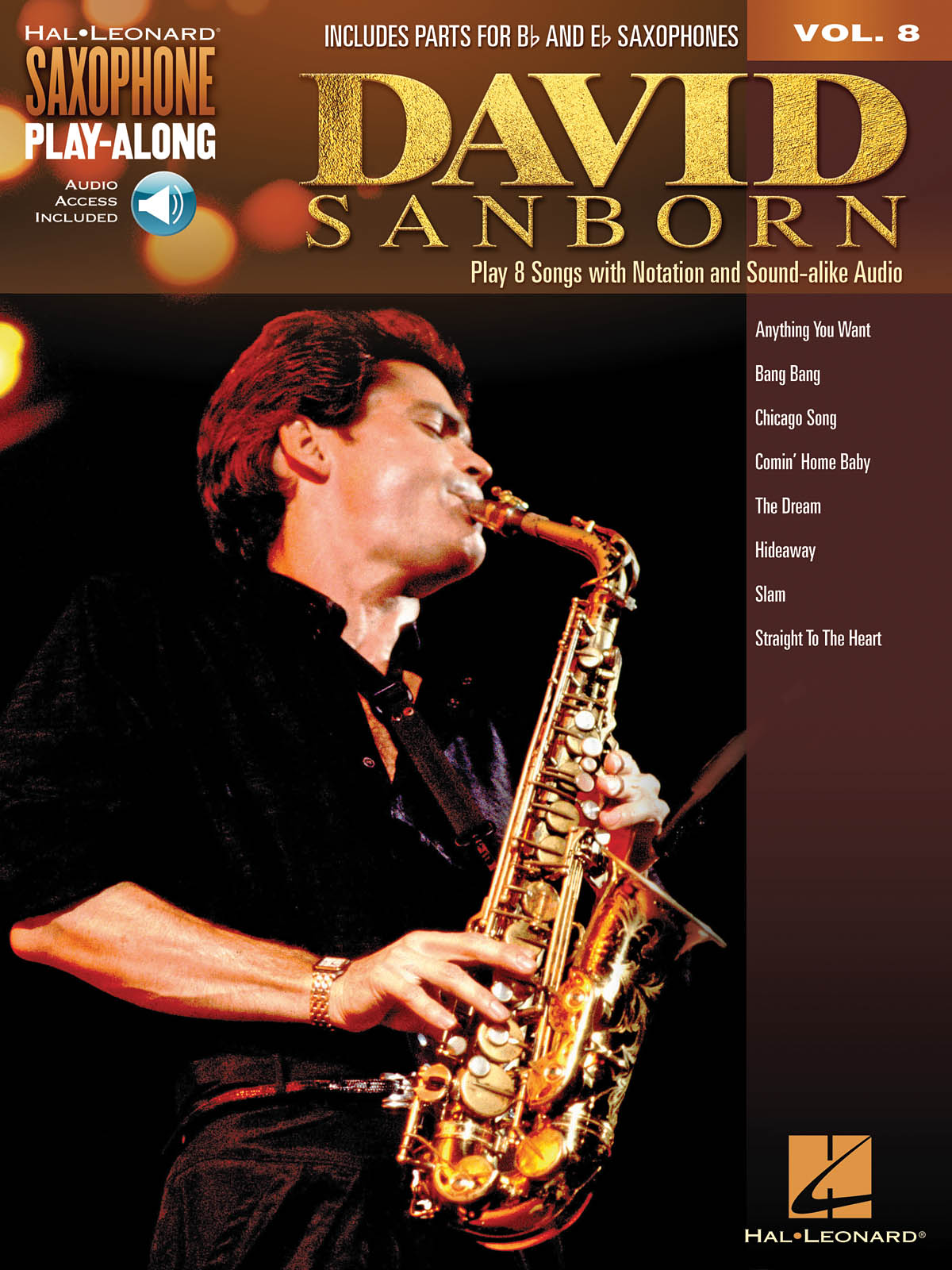 David Sanborn - Saxophone Play-Along Volume 8 noty pro saxofon
