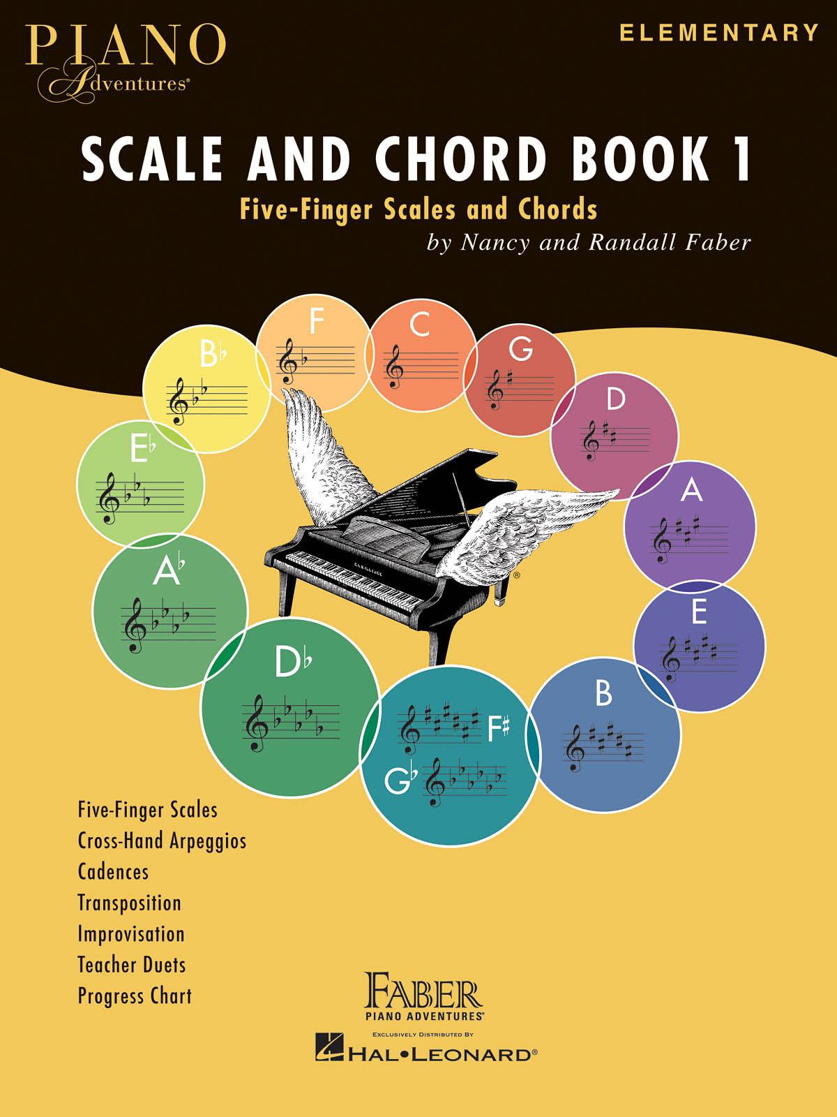 Piano Adventures Scale and Chord Book 1 - Five-Finger Scales And Chords
