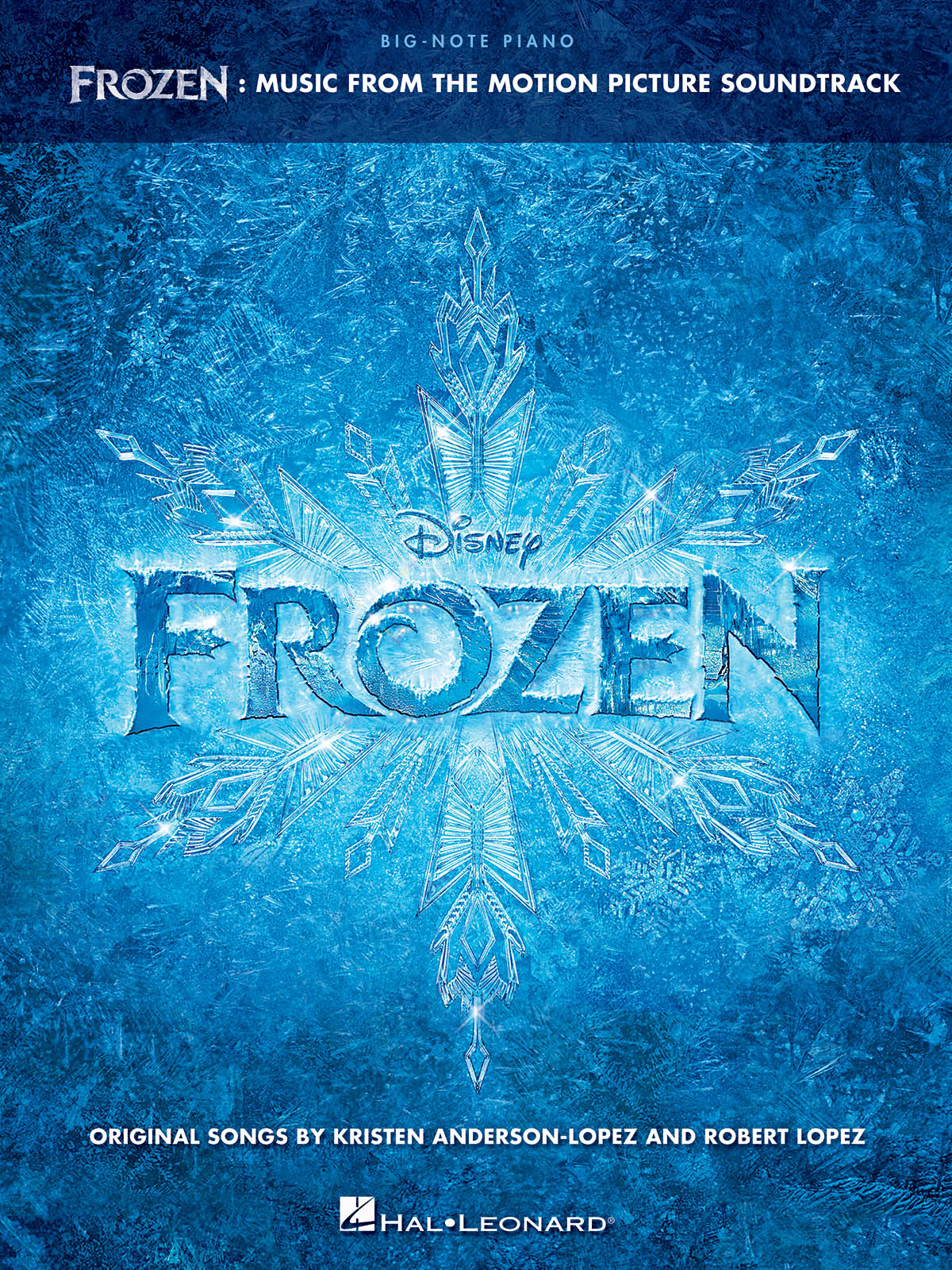 Frozen ledové království: Music From The Motion Picture Soundtrack - Big Note Piano