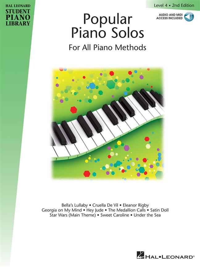 Popular Piano Solos 2nd Edition -Level 4 - Hal Leonard Student Piano Library - noty pro děti