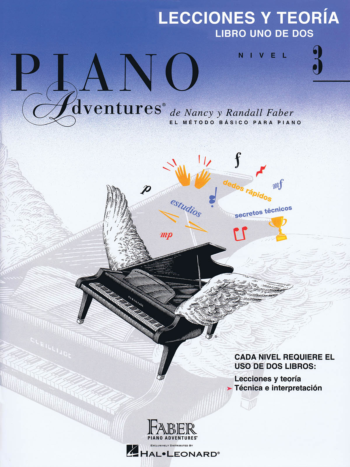 Faber Piano Adventures: Lecciones y Teoría 3  - Libro Uno de Dos Nivel 3