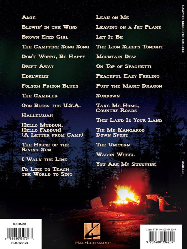 Campfire Songs for Ukulele - Strum & Sing with Family & Friends noty pro ukulele