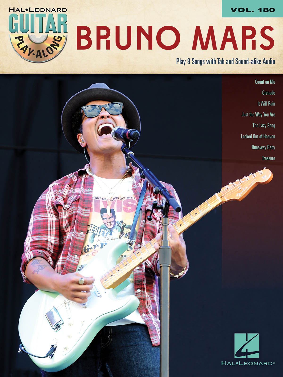 Bruno Mars - Guitar Play-Along Volume 180