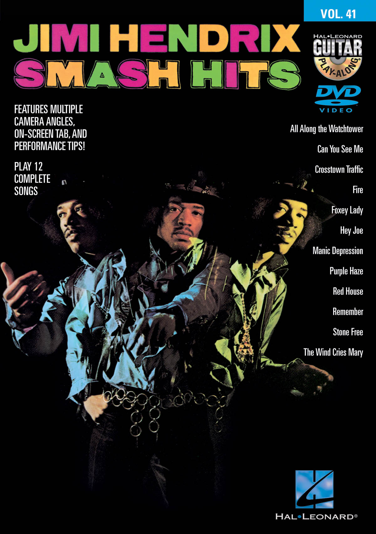 Jimi Hendrix: Smash Hits - Guitar Play-Along DVD Volume 41