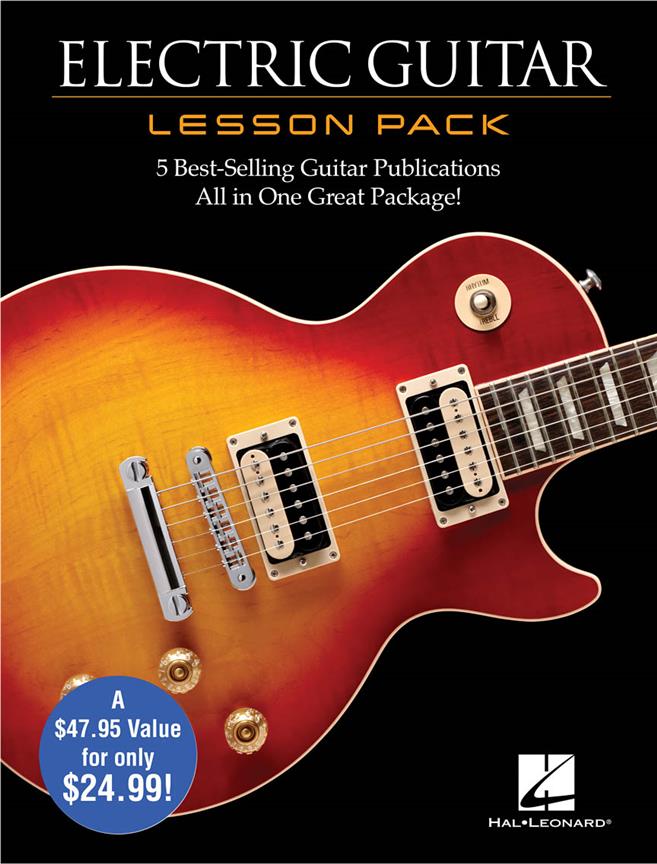 Electric Guitar Lesson Pack - Boxed Set with Four Books & One DVD - pro kytaru