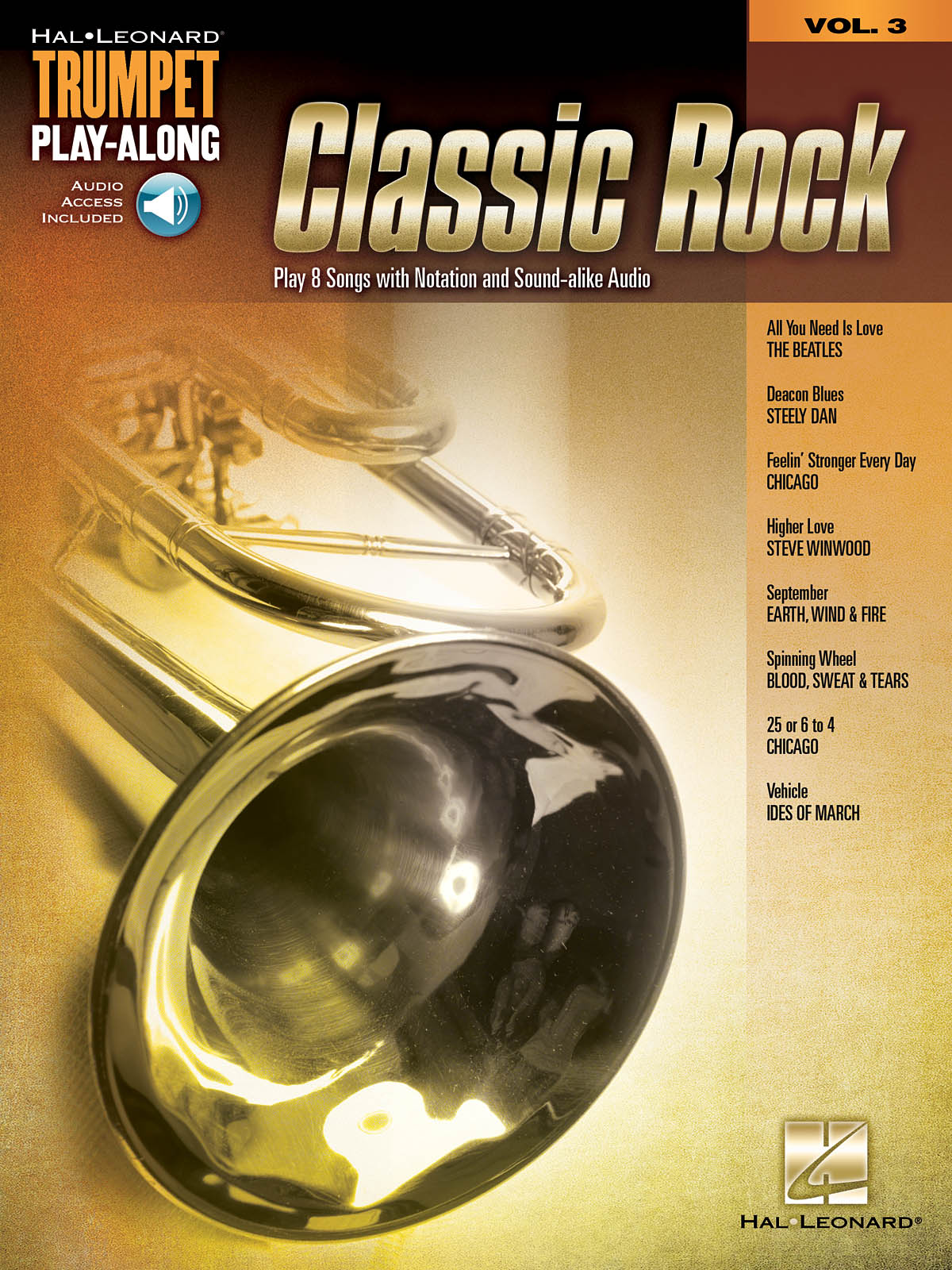 Classic Rock - Trumpet Play-Along Volume 3 - noty pro trubku