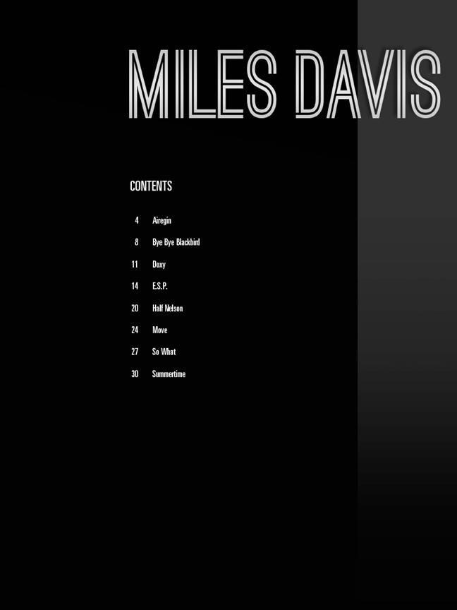 Miles Davis - Trumpet Play-Along Volume 6 - noty pro trubku