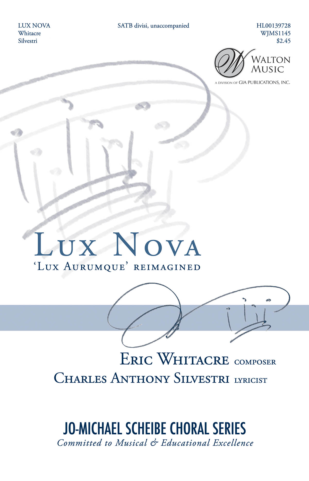 Lux Nova noty pro sbor SATB a Cappella