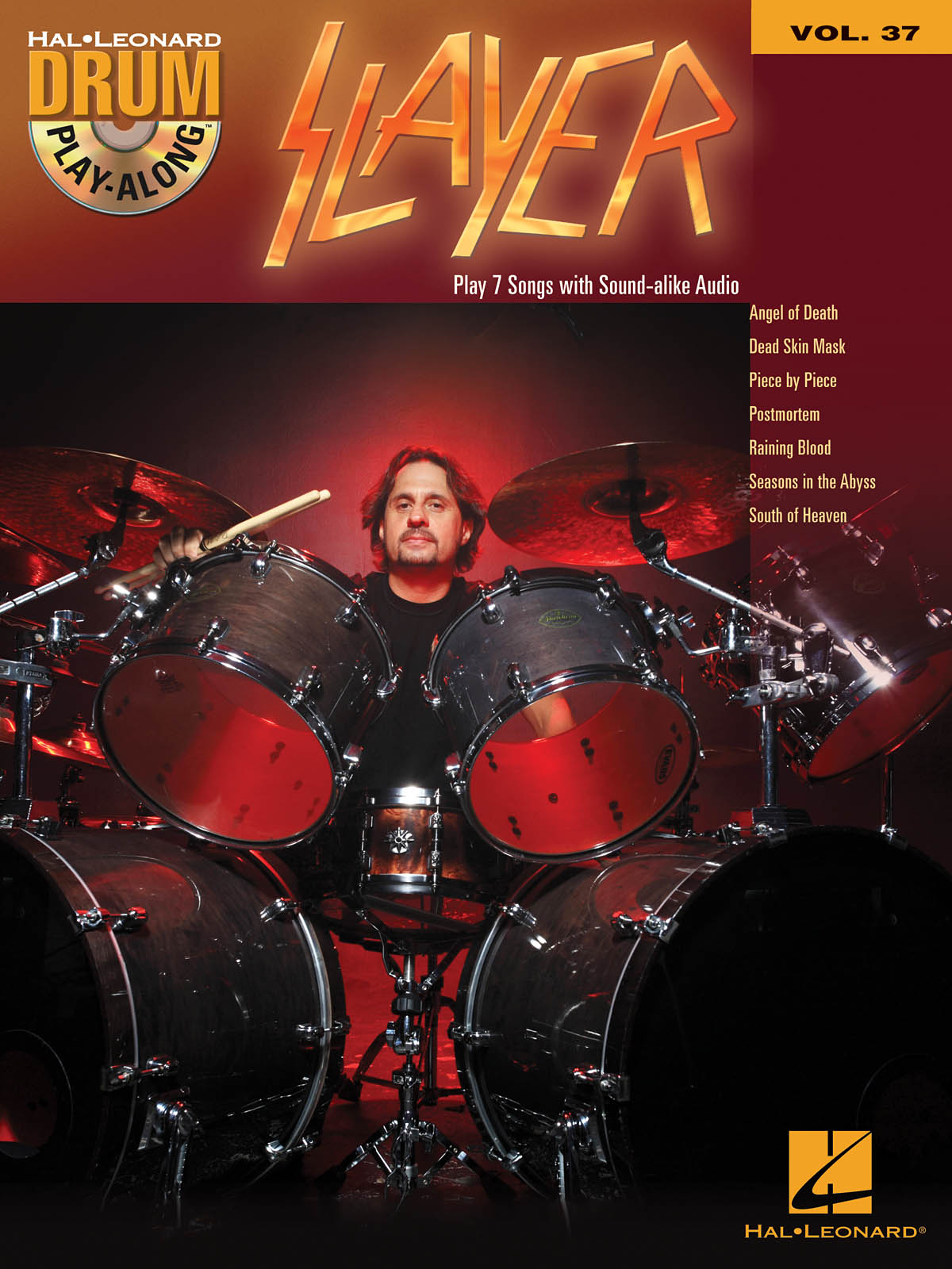 Slayer - Drum Play-Along Volume 37 - písně pro bicí soupravu