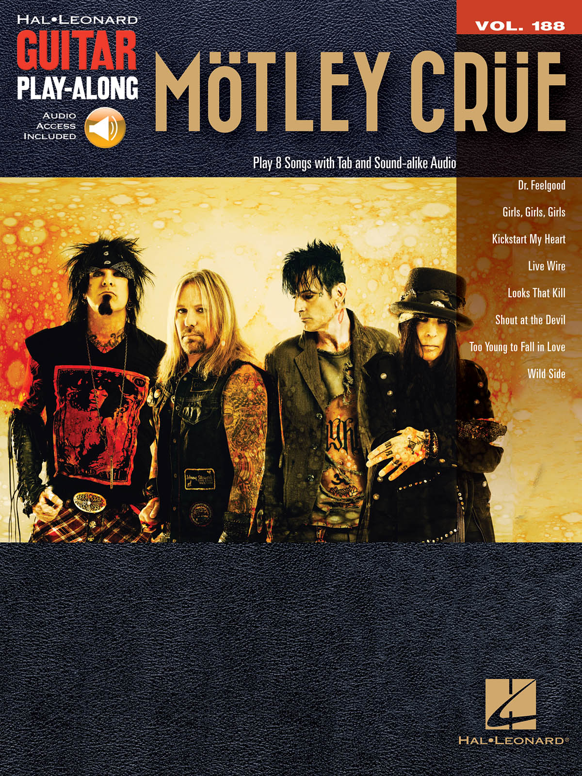 Mötley Crüe - Guitar Play-Along Volume 188