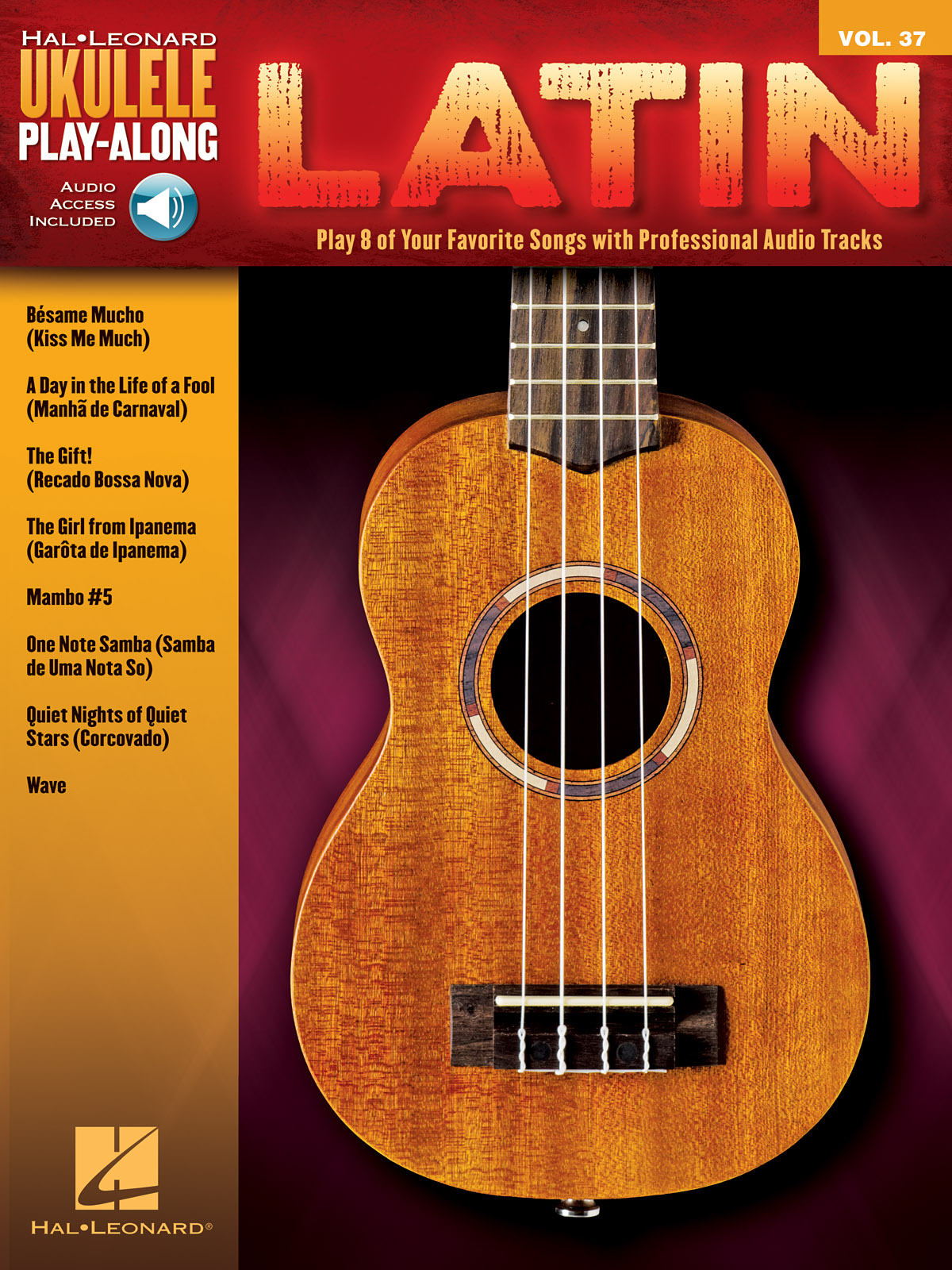 Latin - Ukulele Play-Along Volume 37 - noty pro ukulele