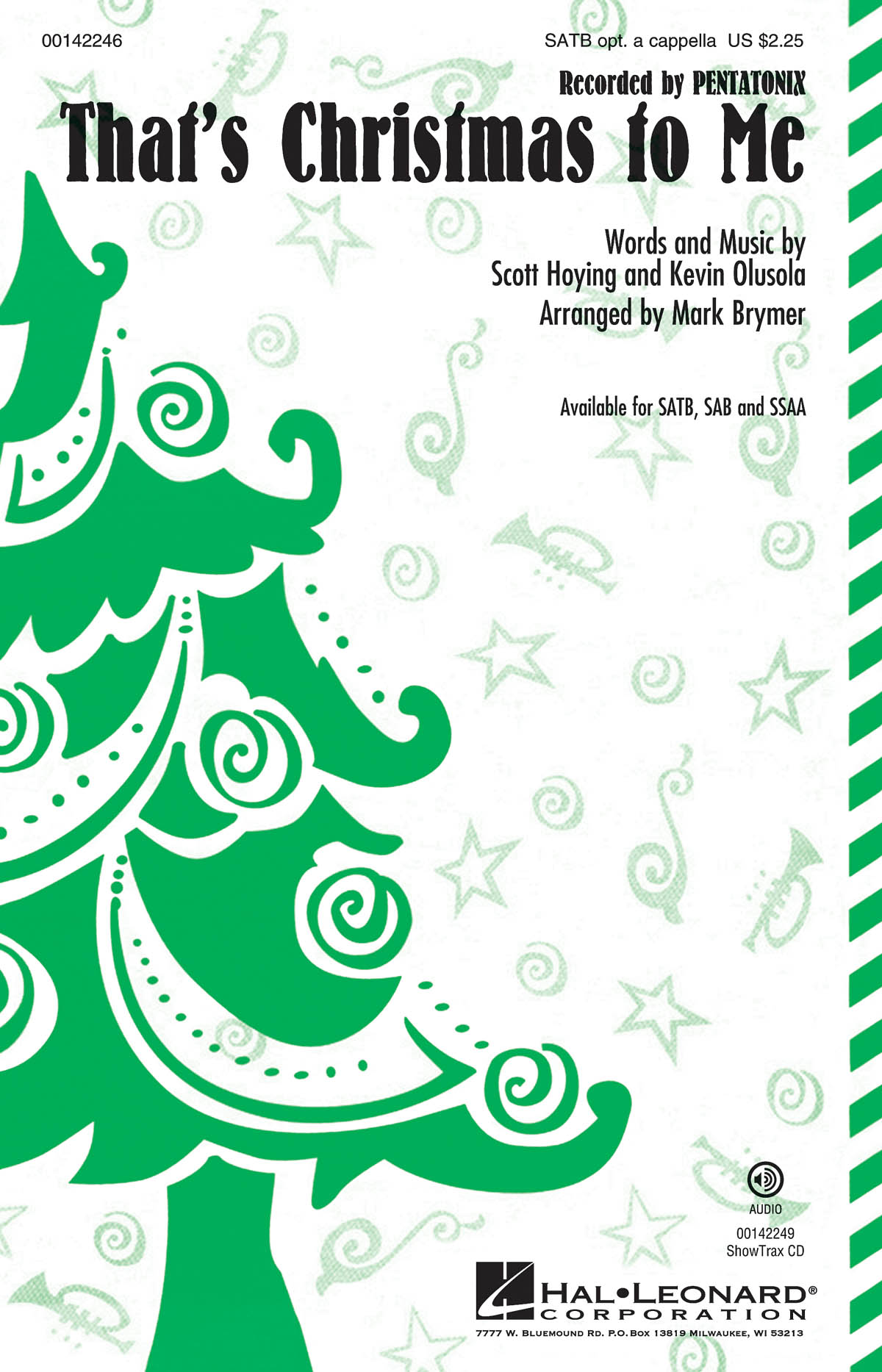 That's Christmas to Me - pro sbor SATB